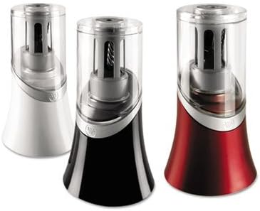 Evolution Pencil Sharpener, Black/Silver, 4w x 4d x 7 1/4 h, Sold as 1 Each