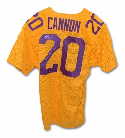 Billy Cannon Autographed/Hand Signed LSU Tigers Throwback Jersey with Heisman 1959 Inscription