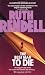 Best Man to Die (Chief Inspector Wexford Mysteries)