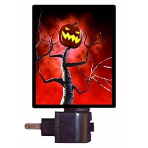 Halloween Night Light - Pumpkin Tree