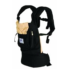 ERGObaby EBC-BC6CA Komforttrage Original , schwarz/Camel