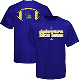 NCAA adidas Delaware Fightin' Blue Hens Backfield T-Shirt - Royal Blue