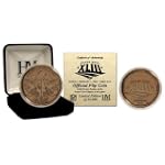 Super Bowl 43 XLIII Pittsburgh Steelers vs Arizona Cardinals Bronze Flip Coin