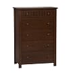 Mission Bay 5 Drawer Chest - Tobacco