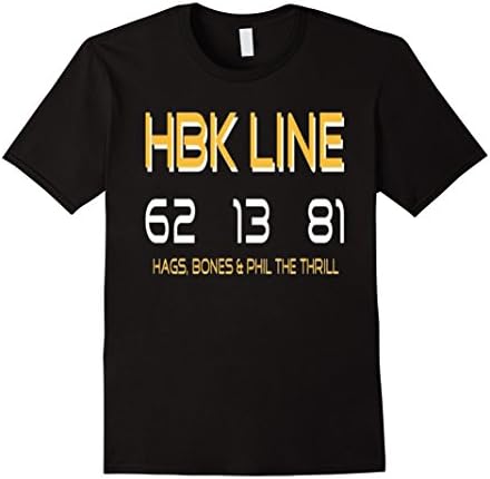 Men's Pittsburgh Penguin HBK Line Shirt "Haglein, Bonino, Kessel" 2XL Black