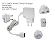 International Travel Charger für iPad: Mains Power Charger 110V - 240 Volt for Apple iPad Tablet PC with Adaptors for US, UK, Euro and Australia -glossy white