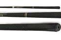 Eliminator Black Graphite Jump Break Pool Cue with Silicone Printed Grip