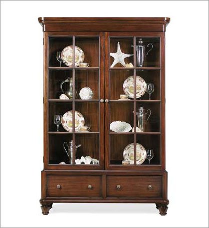 Childrens Toyshop  Kitchen & Housewares : Bernhardt Furniture Sale 379-110 / 379-617 British Passages China Cabinet