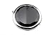 MELADYÂ®Mini Portable Makeup Crystal Metal Double Sides Foldable Mirrors (Black)