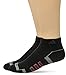 adidas Men's Climalite II Low Cut Sock (2-Pair), Black/Aluminum 2/Light Scarlet, Size 6-12