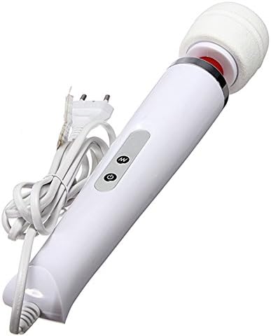 220V Magic Wand Massager 20 Speed Therapeutic Travel Massager - Voltage: 220 volts(White)
