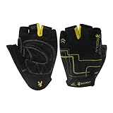 Unisex MTB Moutain Bike Gym Fitness outdoor sports Fingerless Padded Gloves Mitts small size Palm width:7.5cm