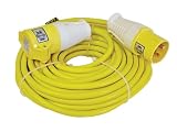 Faithfull TL14HDUTY Trailing Lead (110 Volt) 14 Metre 16 Amp 2.5 mm Cable