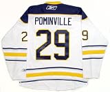 Jason Pominville Autographed Buffalo Sabres White Hockey Jersey