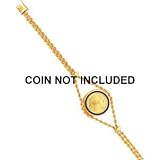 14K Gold Bezel Bracelet for American Eagle Coin 1/10oz 41 pNpvPkAL. SL160 14K Gold Bezel Bracelet for American Eagle Coin 1/10oz