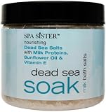 Spa Sister Nourishing Milk Dead Sea Salts with Milk Proteins, Sunflower Oil & Vitamin E 453g/16oz