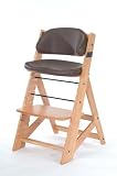 Keekaroo Height Right High Chair With Comfort Cushion Set - Chocolate