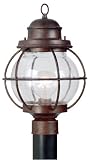 90967GC - Hunter / Kenroy Hatteras Outdoor Post Lantern