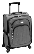 London Fog Luggage Chatham 360 Collection 20-Inch Expandable Upright, Grey, One Size
