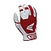 Easton HS3 Batting Gloves, White/Red, Large