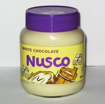 Nusco WHITE Chocolate Pasta (White Chocolate Spread) 2 Jars