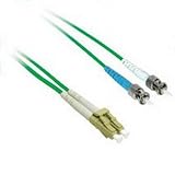 Cables to Go - Patch cable - LC single mode (M) - ST single mode (M) - 3.3 ft - fiber optic - 9 / 125 micron - green