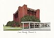 Lamar University Lithograph 14x10 Unframed Lithograph