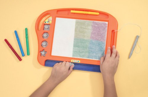 Imagen 5 de Simba - 106335188 - 2 en una pizarra mágica con accesorios - 40x30 cm (de importación de Alemania)