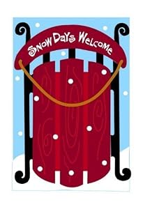 Sled Regular Size Applique Flag