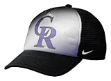 Colorado Rockies Women's Nike Black Fashion Trucker Snapback Adjustable Hat