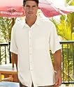 UltraClub Adult Short-Sleeve Tencel Pattern Camp Shirt (8985)