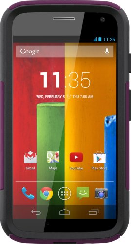 OtterBox Commuter Series Case for Moto G - Frustration-Free Packaging - Lilac (Pop Pink/Slate Grey)