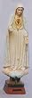 Statue - Our Lady of Fatima - 12in. - Wood Composite - Hand Painted Finish - Glass Eyes - MADE IN PORTUGAL