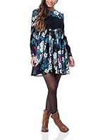 Peace & Love Vestido (Azul / Negro)