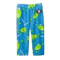 Toddlers Grandma Pants Happy Frogs Pajama Pants - Aqua