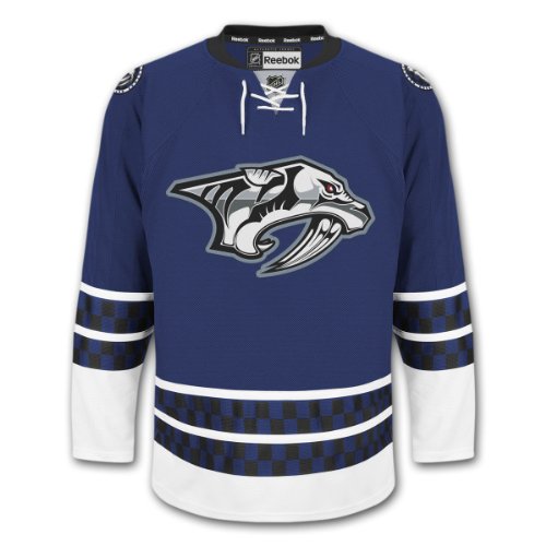 Nashville Predators Reebok EDGE Authentic Alternate NHL Hockey Jersey Size 50