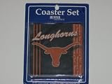 TEXAS LONGHORNS 4 Pack (4 x 4) Foam DRINK COASTER SET