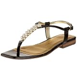 Martinez Valero Womens Sherice Flat Jeweled Sandal