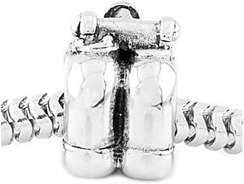 Sterling Silver Reflections Scuba Tank Bead Charm