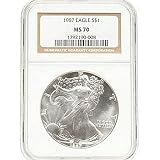 1987 Silver American Eagle MS70