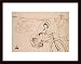 Cycle Michael by Henri de Toulouse-Lautrec 20.00X16.00 Framed with Black Wood Frame