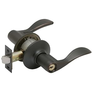 Schlage F51VACC716 Accent Entry Lever, Aged Bronze by Schlage