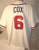 Bobby Cox Autographed/Hand Signed Atlanta Braves White Baseball Jersey with 95 WS CHAMPS Inscription