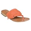 Women's Xhilaration&reg; Taryn Fringe Sandal - Coral