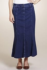 Per Una Pure Cotton Denim Kendal Skirt