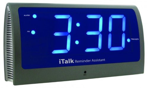 iTalk 90760 Voice Activated Reminder Assistant Clock Radio