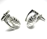 Silver Military Grenade Cufflinks