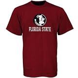 Florida State Seminoles (FSU) Garnet Front Chest Logo T-shirt