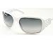 New Authentic VERSACE SUNGLASSES 4110-B 314/11 White Frame Gradient Gray Lens Size: 63-17-120