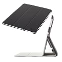 Poetic HardBack Protective Case for The NEW iPad (3rd gen) / iPad 3 / iPad HD with Built-in Folding Cover Black - Support Auto Wake/Sleep Function (3 Year Manufacturer Warranty From Poetic)